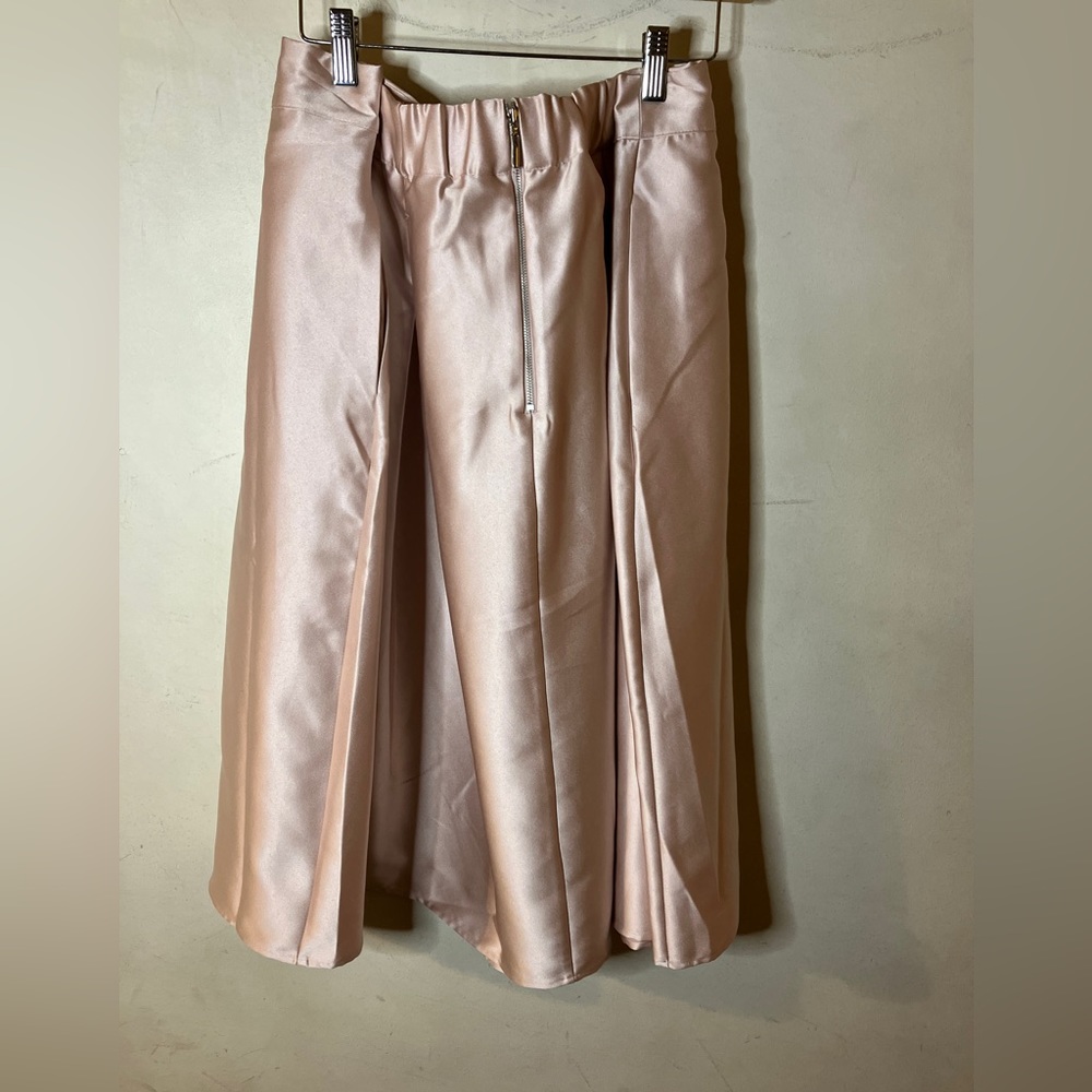 Y2K Pastel Pink Pleated Skirt - Picture 3 of 9